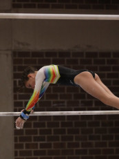 2023-12-09 Warm-up Women Benjamines and Jeunes Espoirs Balance beam Uneven bars at CGC Bettembourg 2023 (Martin Rulsch) 061
