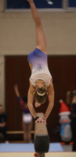 2023-12-09 Warm-up Women Benjamines and Jeunes Espoirs Balance beam Balance beam at CGC Bettembourg 2023 (Martin Rulsch) 011