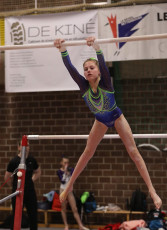 2023-12-09 Warm-up Women Poussines and Open Uneven bars at CGC Bettembourg 2023 (Martin Rulsch) 075