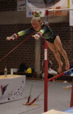 2023-12-09 Warm-up Women Benjamines and Jeunes Espoirs Balance beam Uneven bars at CGC Bettembourg 2023 (Martin Rulsch) 086
