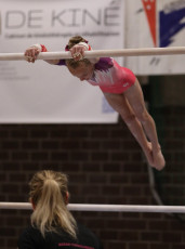 2023-12-09 Warm-up Women Benjamines and Jeunes Espoirs Balance beam Uneven bars at CGC Bettembourg 2023 (Martin Rulsch) 033