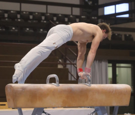2023-12-09 Training Men 9 December Pommel horse at CGC Bettembourg 2023 (Martin Rulsch) 131