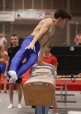 2023-12-09 Training Men 9 December Pommel horse at CGC Bettembourg 2023 (Martin Rulsch) 051