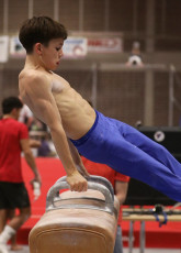 2023-12-09 Training Men 9 December Pommel horse at CGC Bettembourg 2023 (Martin Rulsch) 048
