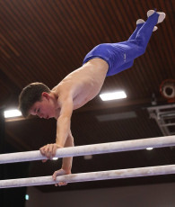 2023-12-09 Training Men 9 December Parallel bars at CGC Bettembourg 2023 (Martin Rulsch) 231