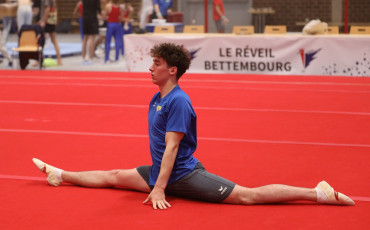 2023-12-09 Training Men 9 December Floor exercise at CGC Bettembourg 2023 (Martin Rulsch) 58