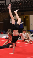 2023-12-09 Training Men 9 December Floor exercise at CGC Bettembourg 2023 (Martin Rulsch) 13