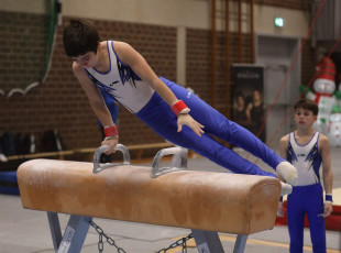 2023-12-10 Competition Men Poussines, Benjamines and Minimes Pommel horse at CGC Bettembourg 2023 (Martin Rulsch) 045