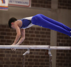 2023-12-10 Competition Men Poussines, Benjamines and Minimes Parallel bars at CGC Bettembourg 2023 (Martin Rulsch) 147