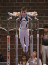 2023-12-10 Competition Men Poussines, Benjamines and Minimes Parallel bars at CGC Bettembourg 2023 (Martin Rulsch) 017