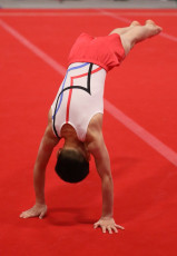 2023-12-10 Competition Men Poussines, Benjamines and Minimes Floor exercise at CGC Bettembourg 2023 (Martin Rulsch) 453