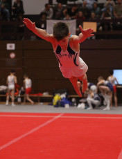2023-12-10 Competition Men Poussines, Benjamines and Minimes Floor exercise at CGC Bettembourg 2023 (Martin Rulsch) 355