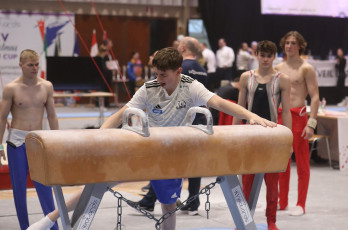 2023-12-10 Warm-up Men Jeunes Espoirs and Open Pommel horse at CGC Bettembourg 2023 (Martin Rulsch) 86