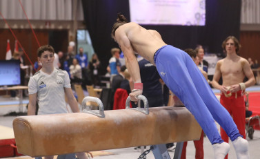 2023-12-10 Warm-up Men Jeunes Espoirs and Open Pommel horse at CGC Bettembourg 2023 (Martin Rulsch) 74