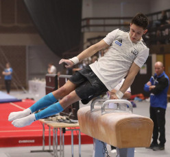 2023-12-10 Warm-up Men Jeunes Espoirs and Open Pommel horse at CGC Bettembourg 2023 (Martin Rulsch) 68