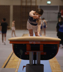 2023-12-10 Warm-up Men Poussines, Benjamines and Minimes Vault at CGC Bettembourg 2023 (Martin Rulsch) 11