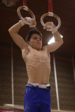 2023-12-10 Warm-up Men Poussines, Benjamines and Minimes Still rings at CGC Bettembourg 2023 (Martin Rulsch) 093