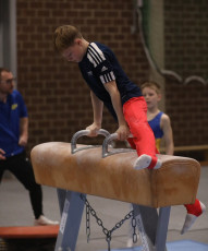2023-12-10 Warm-up Men Poussines, Benjamines and Minimes Pommel horse at CGC Bettembourg 2023 (Martin Rulsch) 116