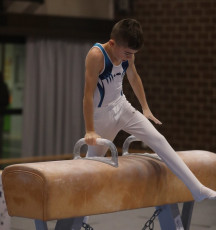 2023-12-10 Warm-up Men Poussines, Benjamines and Minimes Pommel horse at CGC Bettembourg 2023 (Martin Rulsch) 102