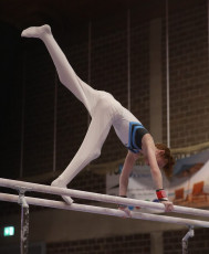 2023-12-10 Warm-up Men Poussines, Benjamines and Minimes Parallel bars at CGC Bettembourg 2023 (Martin Rulsch) 155