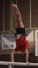 2023-12-10 Warm-up Men Poussines, Benjamines and Minimes Parallel bars at CGC Bettembourg 2023 (Martin Rulsch) 151