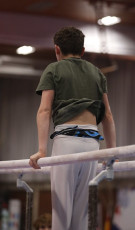 2023-12-10 Warm-up Men Poussines, Benjamines and Minimes Parallel bars at CGC Bettembourg 2023 (Martin Rulsch) 145