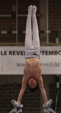 2023-12-10 Warm-up Men Poussines, Benjamines and Minimes Parallel bars at CGC Bettembourg 2023 (Martin Rulsch) 103