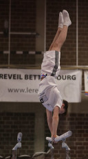 2023-12-10 Warm-up Men Poussines, Benjamines and Minimes Parallel bars at CGC Bettembourg 2023 (Martin Rulsch) 016