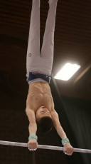 2023-12-10 Warm-up Men Poussines, Benjamines and Minimes Horizontal bar at CGC Bettembourg 2023 (Martin Rulsch) 162