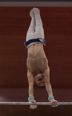 2023-12-10 Warm-up Men Poussines, Benjamines and Minimes Horizontal bar at CGC Bettembourg 2023 (Martin Rulsch) 112