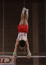 2023-12-10 Warm-up Men Poussines, Benjamines and Minimes Horizontal bar at CGC Bettembourg 2023 (Martin Rulsch) 029