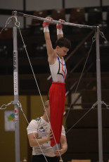 2023-12-10 Warm-up Men Poussines, Benjamines and Minimes Horizontal bar at CGC Bettembourg 2023 (Martin Rulsch) 030