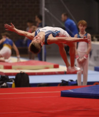 2023-12-10 Warm-up Men Poussines, Benjamines and Minimes Floor exercise at CGC Bettembourg 2023 (Martin Rulsch) 087