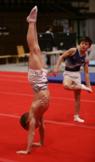 2023-12-10 Warm-up Men Poussines, Benjamines and Minimes Floor exercise at CGC Bettembourg 2023 (Martin Rulsch) 046