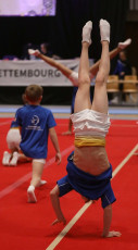 2023-12-10 Warm-up Men Poussines, Benjamines and Minimes Floor exercise at CGC Bettembourg 2023 (Martin Rulsch) 026
