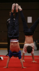2023-12-10 Warm-up Men Poussines, Benjamines and Minimes Floor exercise at CGC Bettembourg 2023 (Martin Rulsch) 012