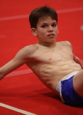 2023-12-10 Warm-up Men Poussines, Benjamines and Minimes at CGC Bettembourg 2023 Rest (Martin Rulsch) 101