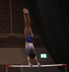 2023-12-09 Competition Women Benjamines and Jeunes Espoirs Uneven bars at CGC Bettembourg 2023 (Martin Rulsch) 052