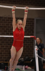 2023-12-09 Warm-up Women Poussines and Open Uneven bars at CGC Bettembourg 2023 (Martin Rulsch) 091
