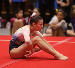 2023-12-09 Competition Women Benjamines and Jeunes Espoirs Floor exercise at CGC Bettembourg 2023 (Martin Rulsch) 556