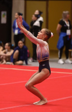 2023-12-09 Competition Women Benjamines and Jeunes Espoirs Floor exercise at CGC Bettembourg 2023 (Martin Rulsch) 536