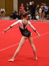 2023-12-09 Competition Women Benjamines and Jeunes Espoirs Floor exercise at CGC Bettembourg 2023 (Martin Rulsch) 466