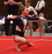 2023-12-09 Competition Women Benjamines and Jeunes Espoirs Floor exercise at CGC Bettembourg 2023 (Martin Rulsch) 445