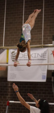 2023-12-09 Warm-up Women Benjamines and Jeunes Espoirs Balance beam Uneven bars at CGC Bettembourg 2023 (Martin Rulsch) 098