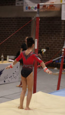 2023-12-09 Warm-up Women Benjamines and Jeunes Espoirs Balance beam Uneven bars at CGC Bettembourg 2023 (Martin Rulsch) 077