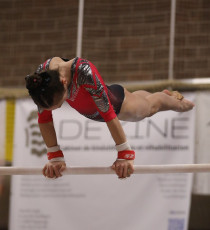 2023-12-09 Warm-up Women Benjamines and Jeunes Espoirs Balance beam Uneven bars at CGC Bettembourg 2023 (Martin Rulsch) 075