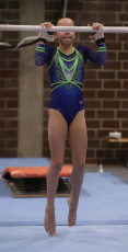 2023-12-09 Warm-up Women Benjamines and Jeunes Espoirs Balance beam Uneven bars at CGC Bettembourg 2023 (Martin Rulsch) 011
