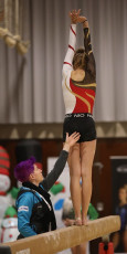 2023-12-09 Warm-up Women Benjamines and Jeunes Espoirs Balance beam Balance beam at CGC Bettembourg 2023 (Martin Rulsch) 169