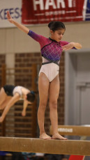 2023-12-09 Competition Women Benjamines and Jeunes Espoirs Balance beam at CGC Bettembourg 2023 (Martin Rulsch) 281