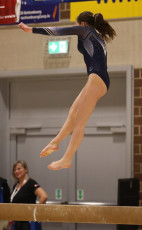 2023-12-09 Competition Women Benjamines and Jeunes Espoirs Balance beam at CGC Bettembourg 2023 (Martin Rulsch) 260